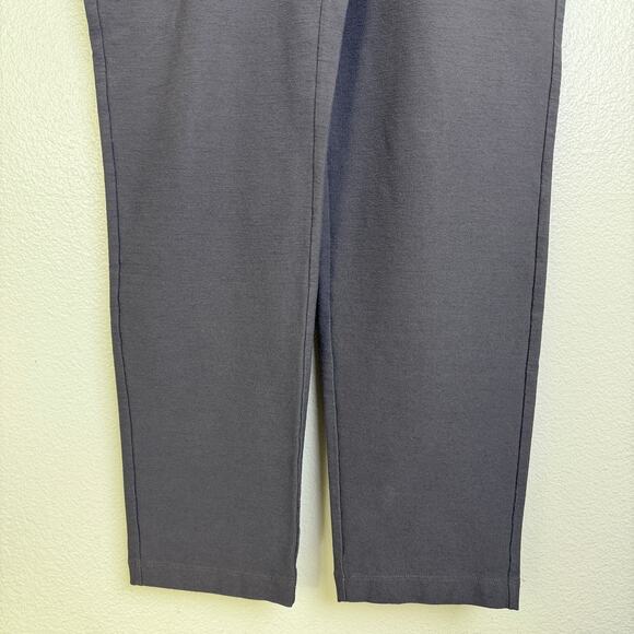 Eileen Fisher Pants Womens Small Gray Pull On Stretch Career Viscose Tapered 28" - Picture 3 of 9